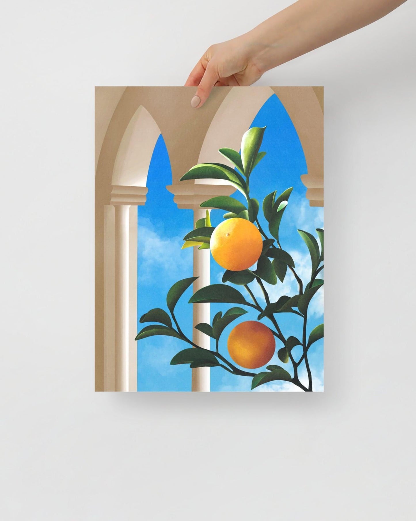 'Citrus Dreams' 30×40 cm Fine Art Print with No Frame - Spilt Art by Melbourne Artist Eryn Levey