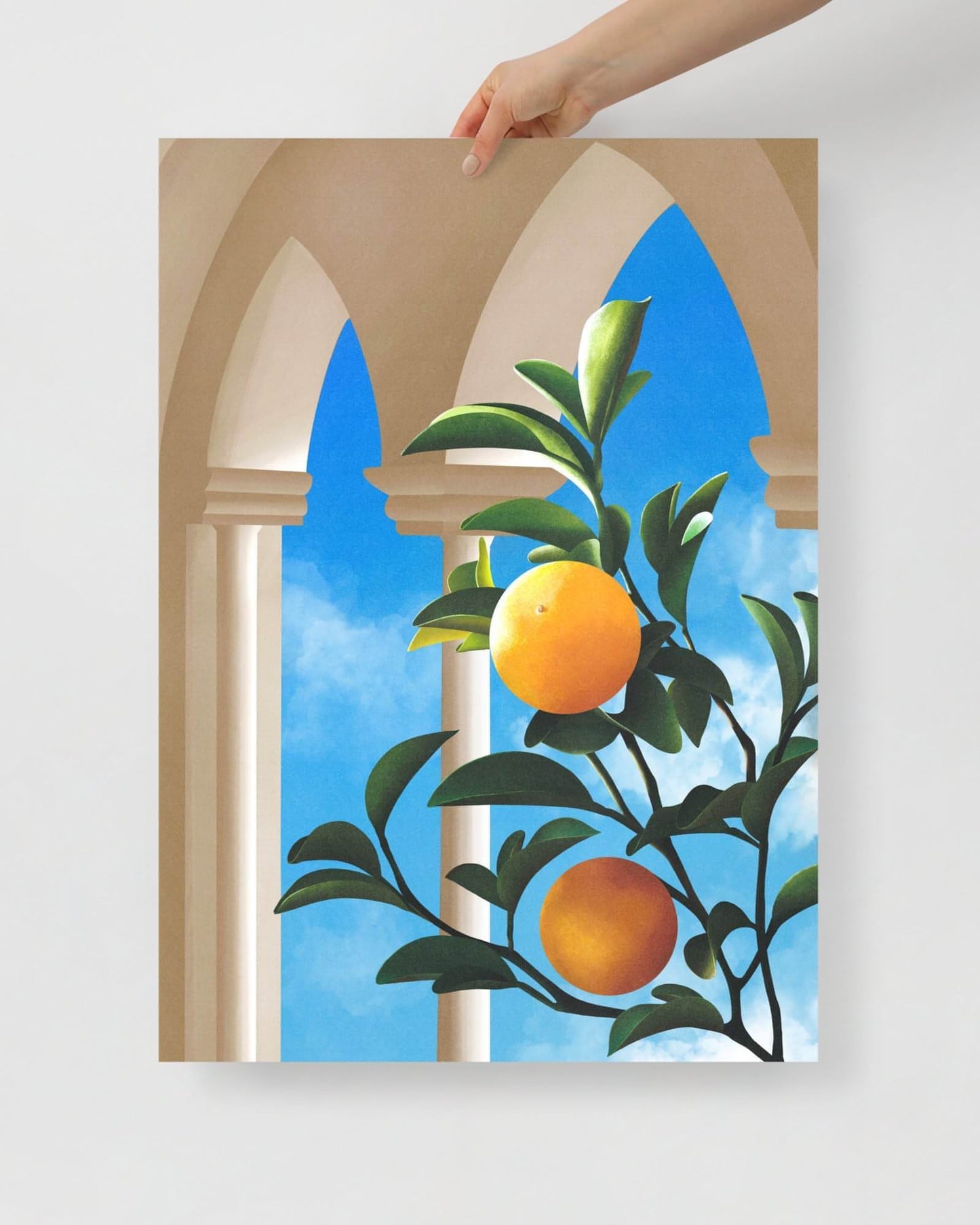 'Citrus Dreams' 50×70 cm Fine Art Print with No Frame - Spilt Art by Melbourne Artist Eryn Levey