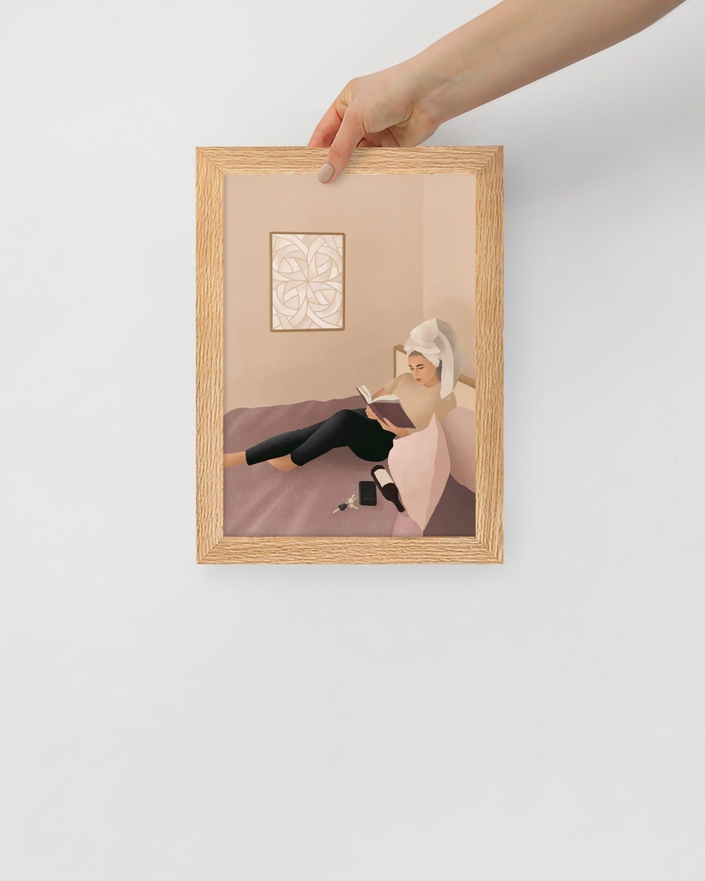 'I'm on my way' 21×30 cm Fine Art Print with Blonde - Spilt Art by Melbourne Artist Eryn Levey