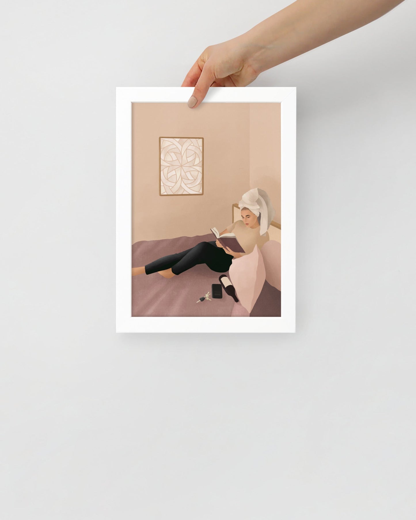 'I'm on my way' 21×30 cm Fine Art Print with Blonde - Spilt Art by Melbourne Artist Eryn Levey