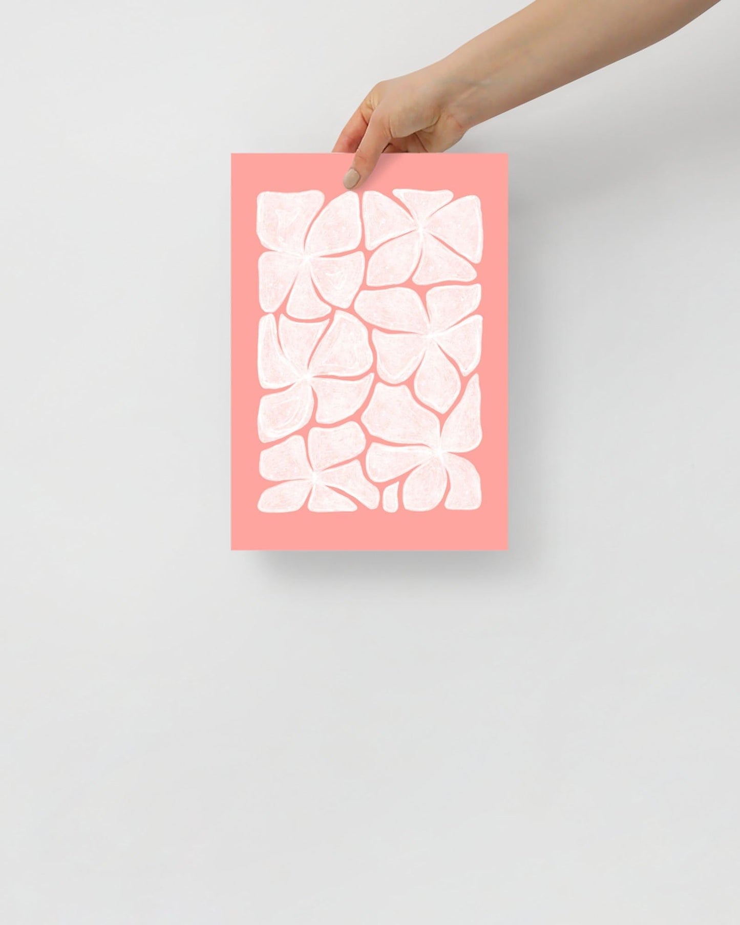 'Puzzled - Pink' 21×30 cm Fine Art Print with No Frame - Spilt Art by Melbourne Artist Eryn Levey
