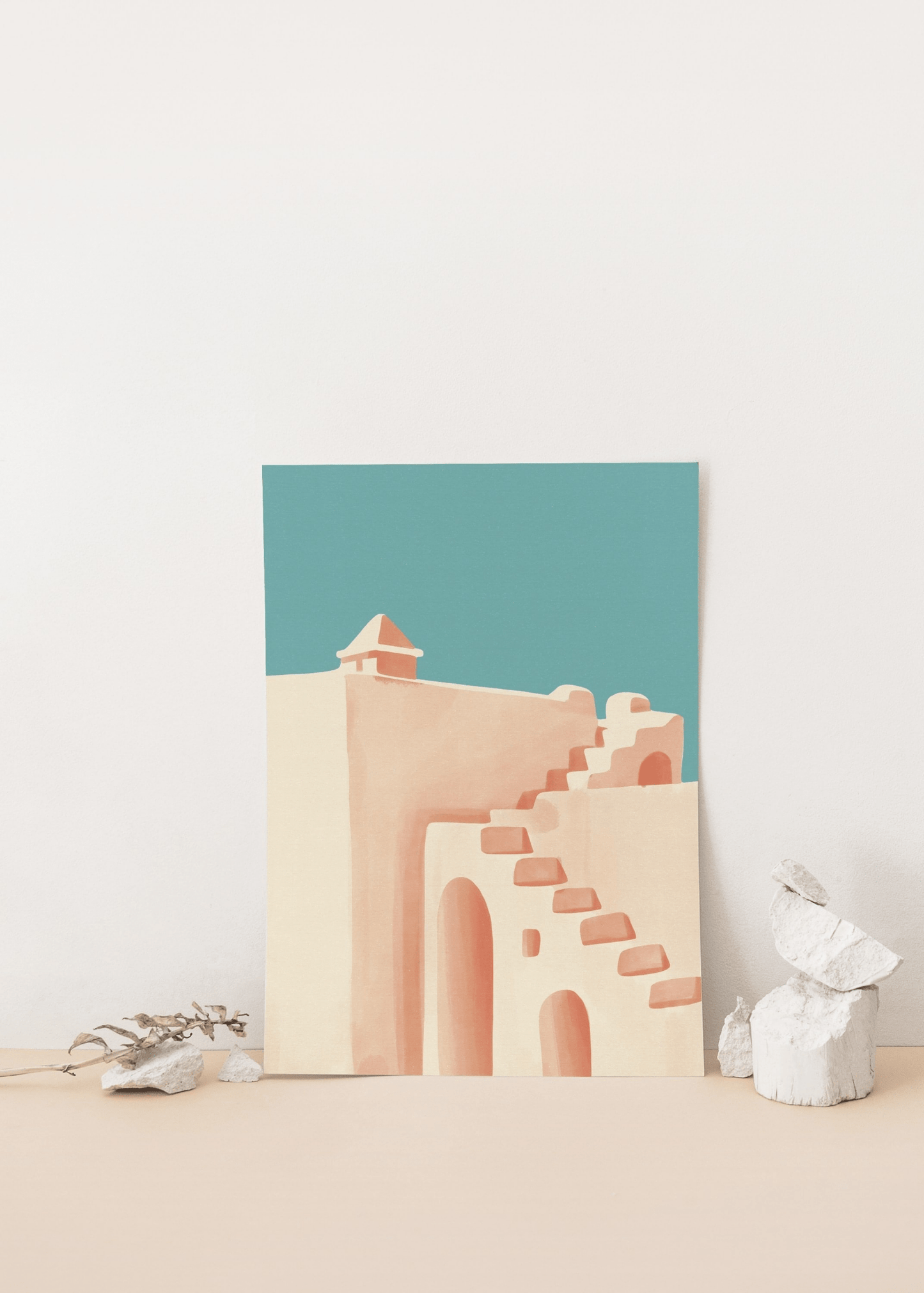 'Stairway' 21×30 cm Fine Art Print with No Frame - Spilt Art by Melbourne Artist Eryn Levey