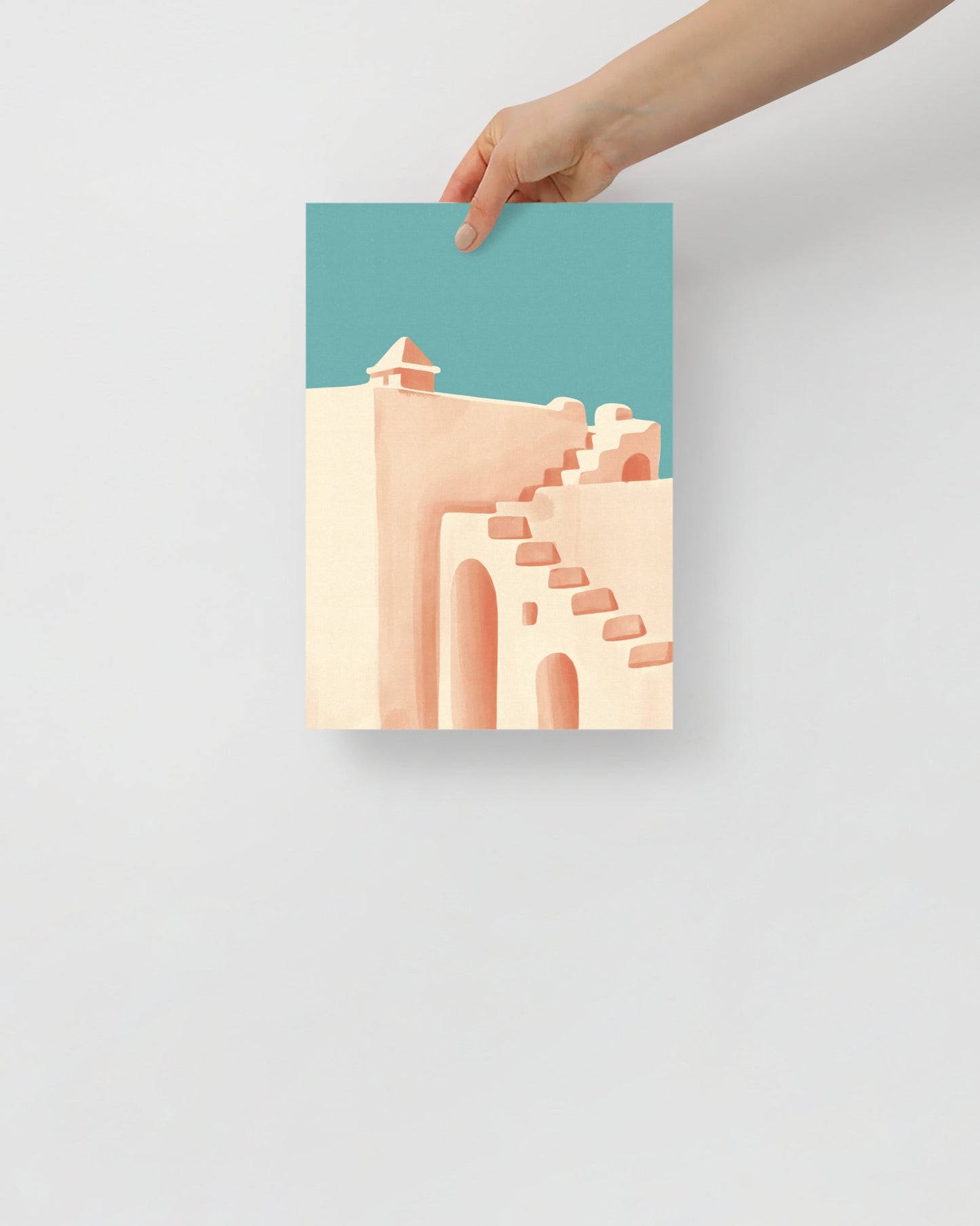'Stairway' 21×30 cm Fine Art Print with No Frame - Spilt Art by Melbourne Artist Eryn Levey