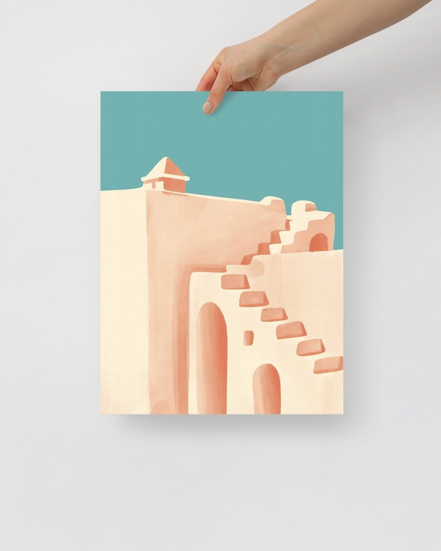 'Stairway' 30×40 cm Fine Art Print with No Frame - Spilt Art by Melbourne Artist Eryn Levey