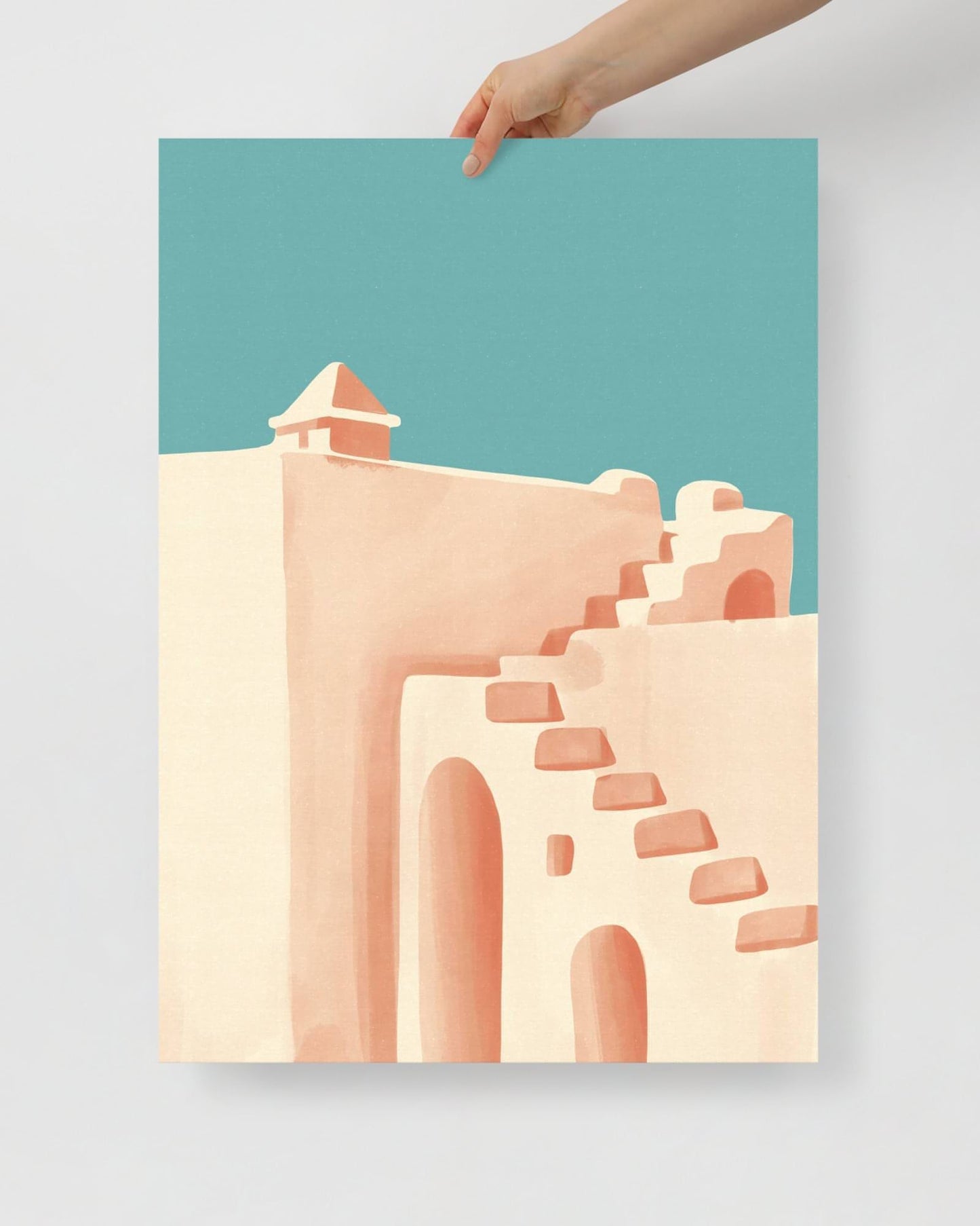 'Stairway' 50×70 cm Fine Art Print with No Frame - Spilt Art by Melbourne Artist Eryn Levey