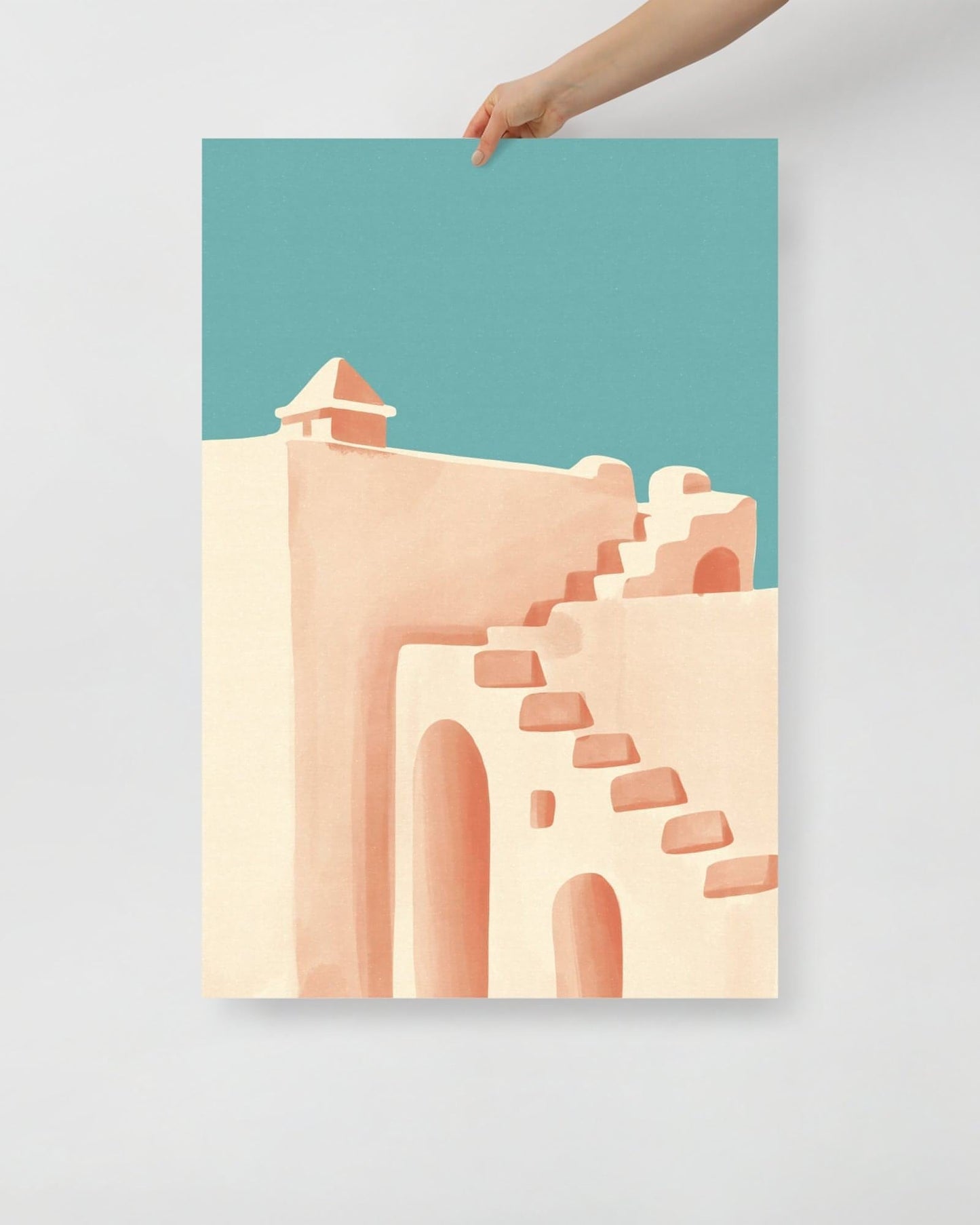 'Stairway' 61×91 cm Fine Art Print with No Frame - Spilt Art by Melbourne Artist Eryn Levey