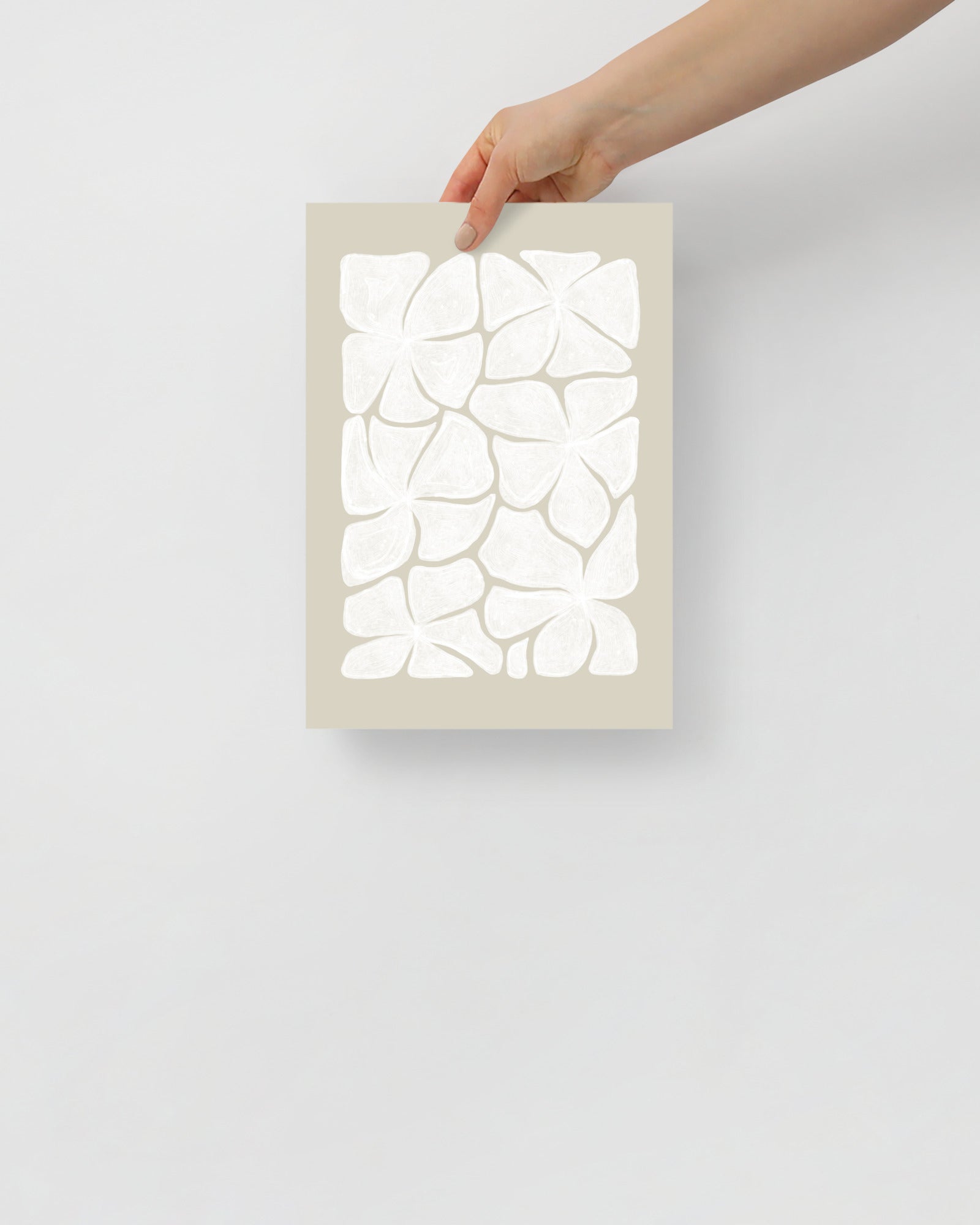 'Puzzled - Bone' 21×30 cm Fine Art Print with No Frame - Spilt Art by Melbourne Artist Eryn Levey