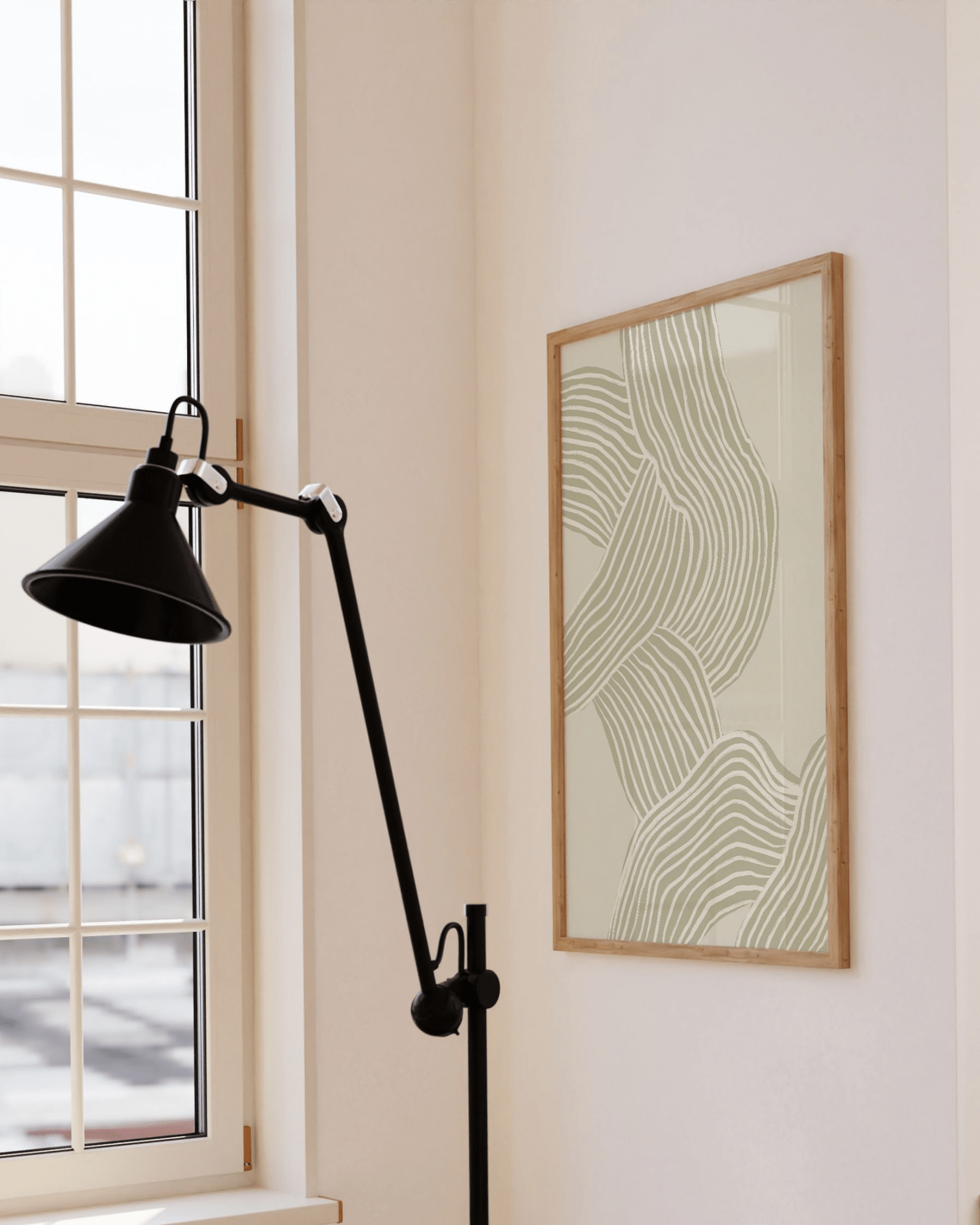 'Tenseless - Green' 21×30 cm Fine Art Print with No Frame - Spilt Art by Melbourne Artist Eryn Levey